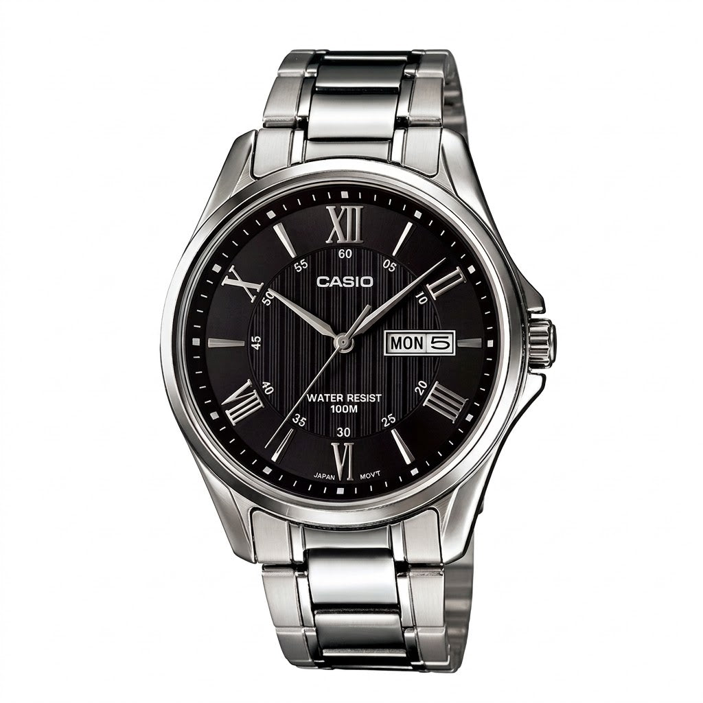 CASIO ANALOG MENS WATCH MTP-1384D-1AVDF