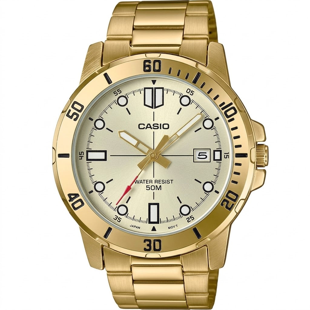 CASIO STANDARD ANALOG WATCH MTP-VD01G-9EVUDF
