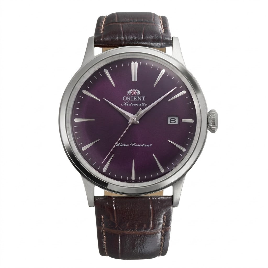 Orient Bambino Purple Dial Men's Watch RA-AC0032V
