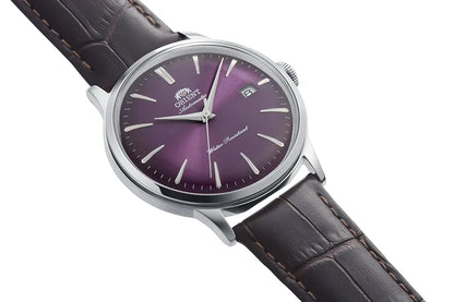 Orient Bambino Purple Dial Men's Watch RA-AC0032V