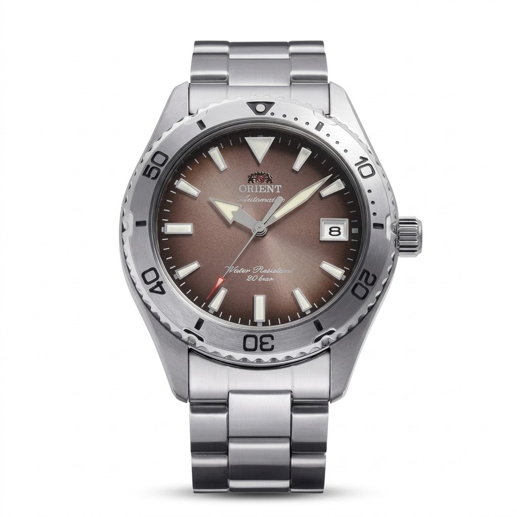 Orient Mako Brown Dial Automatic Watch RA-AC0Q17Y