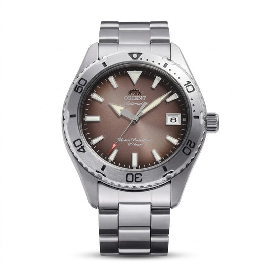 ORIENT MAKO BROWN DIAL MEN'S WATCH RA-AC0Q17Y