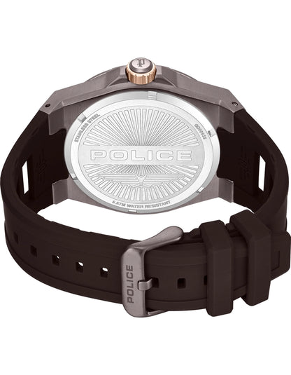 POLICE DOMINION Men's Analog Black Dial Watch PEWGQ0093801