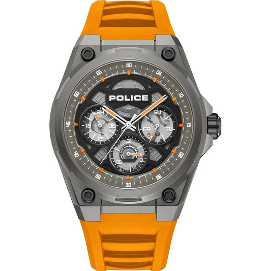 POLICE DOMINION Men's Analog Black Dial Watch PEWGQ0093802