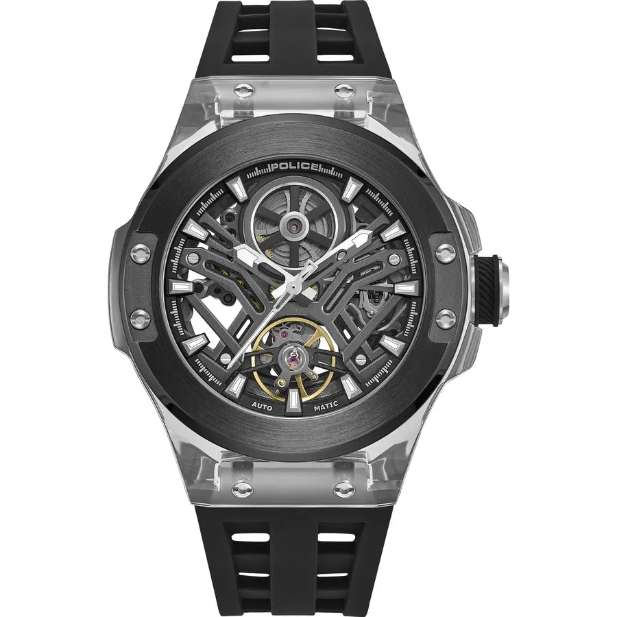 POLICE CYCLONE Men's Analog Grey Dial Watch PEWGR0082203