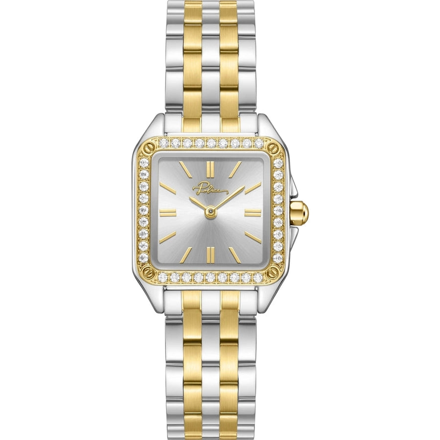 POLICE OMAHA Women's Analog Silver Dial Watch PEWLG2240902