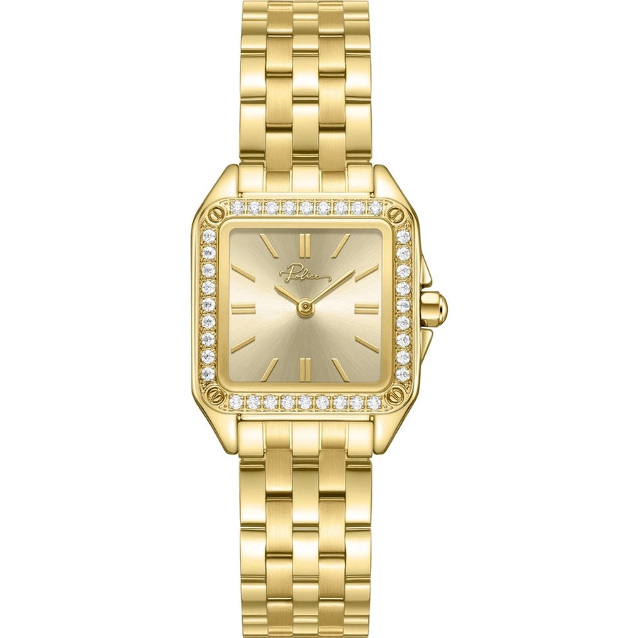 POLICE OMAHA Women's Analog Silver Dial Watch PEWLG2240903