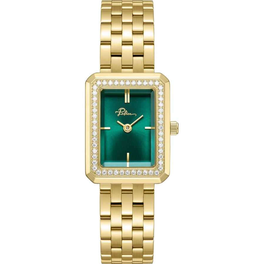 POLICE ULOYA Women's Analog Green Dial Watch PEWLG2241102
