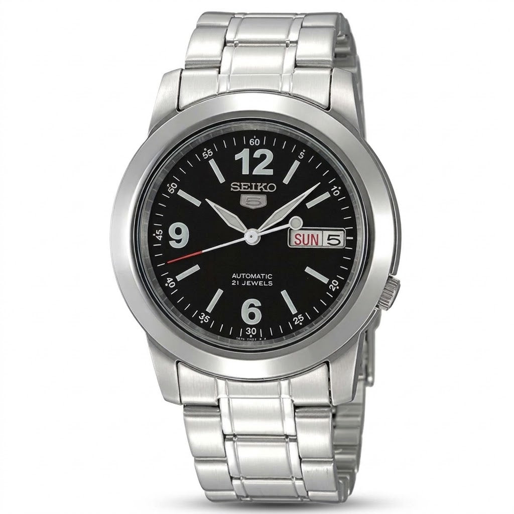 Seiko 5 Automatic Black Dial Men's Watch SNKE63J1