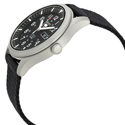 Seiko 5 Sports Automatic Black Dial Nylon Strap Watch SNZG15K1