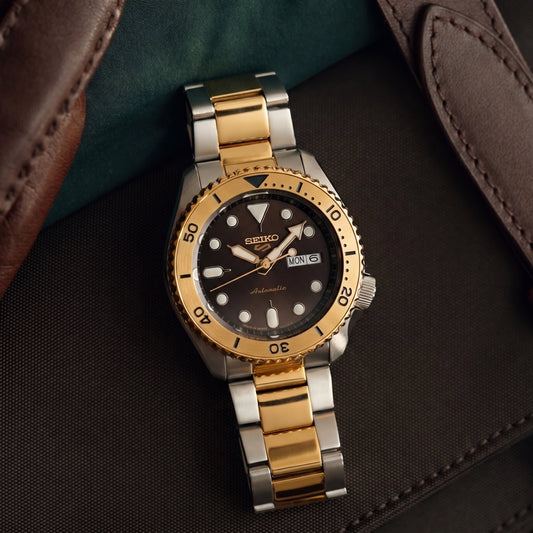 SEIKO 5 Sports Automatic Brown Dial Watch SRPK24