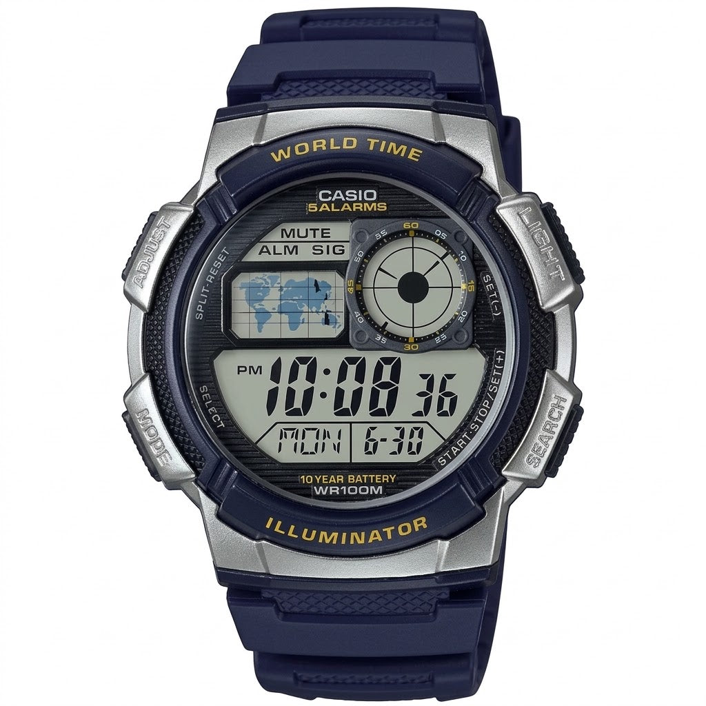 CASIO STANDARD DIGITAL WATCH AE-1000W-2AVDF