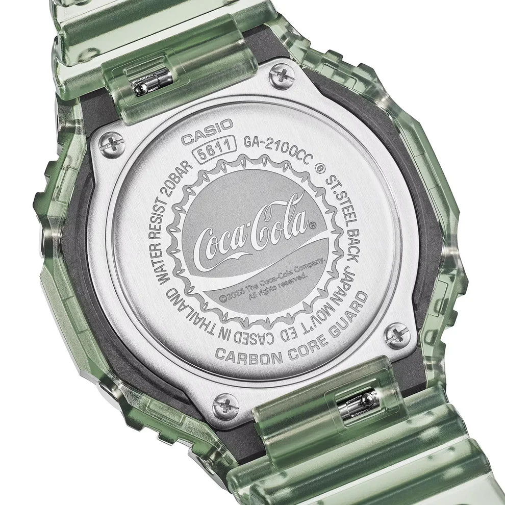 G-SHOCK COCA COLA COLLABORATION MODEL GA-2100CC-3ADR