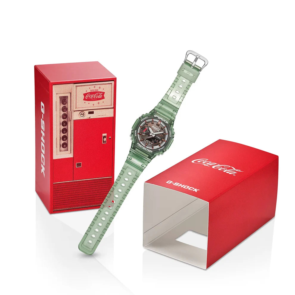 G-SHOCK COCA COLA COLLABORATION MODEL GA-2100CC-3ADR