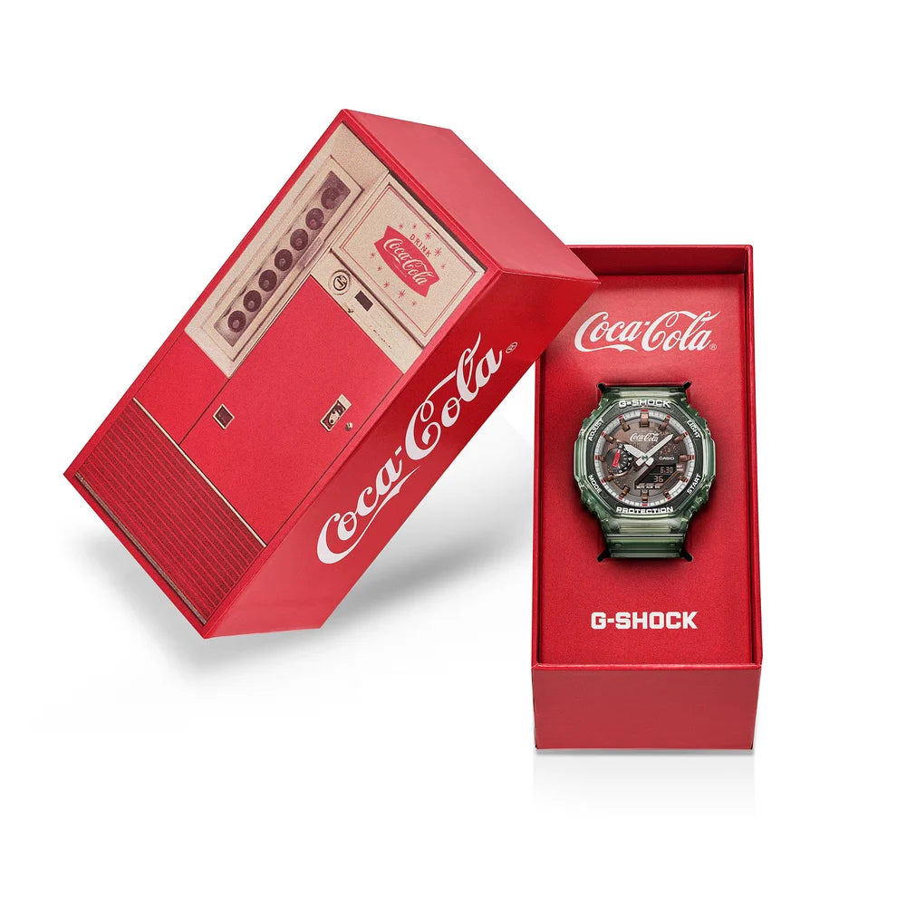 G-SHOCK COCA COLA COLLABORATION MODEL GA-2100CC-3ADR