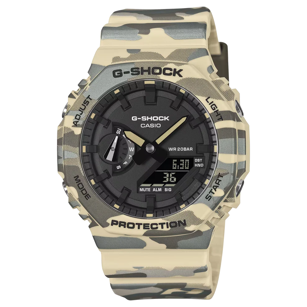 G-SHOCK Camouflage Men Casual Watch GA-2100CM-5ADR