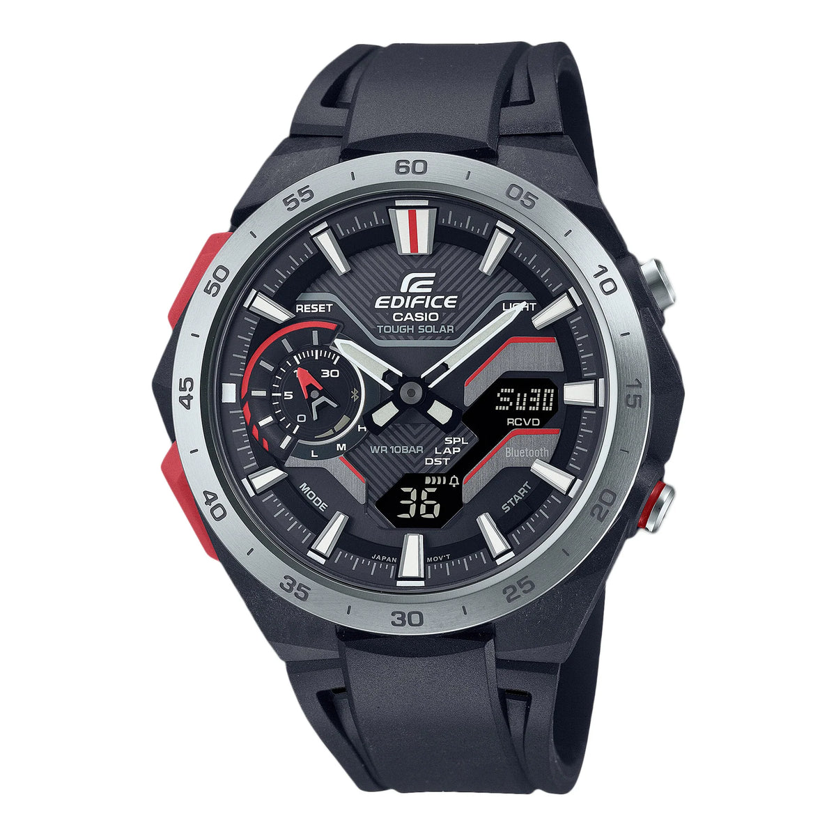 Casio Edifice Men's Analog / Digital Solar Watch ECB-2200P-1ADF