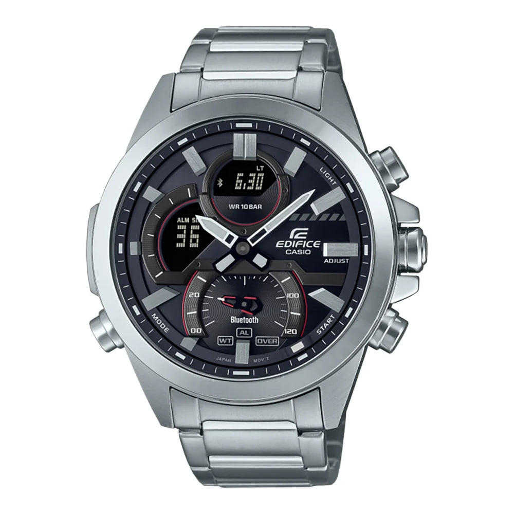 Casio Edifice Men's Analog Digital Quartz Watch ECB-30D-1ADF