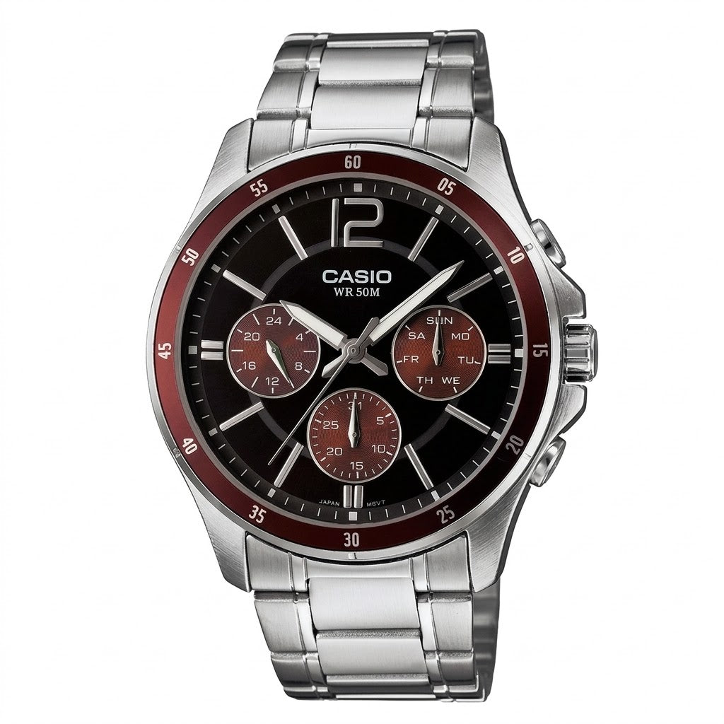 CASIO ANALOG MULTI FUNCTION MEN'S WATCH MTP-1374D-5AVDF