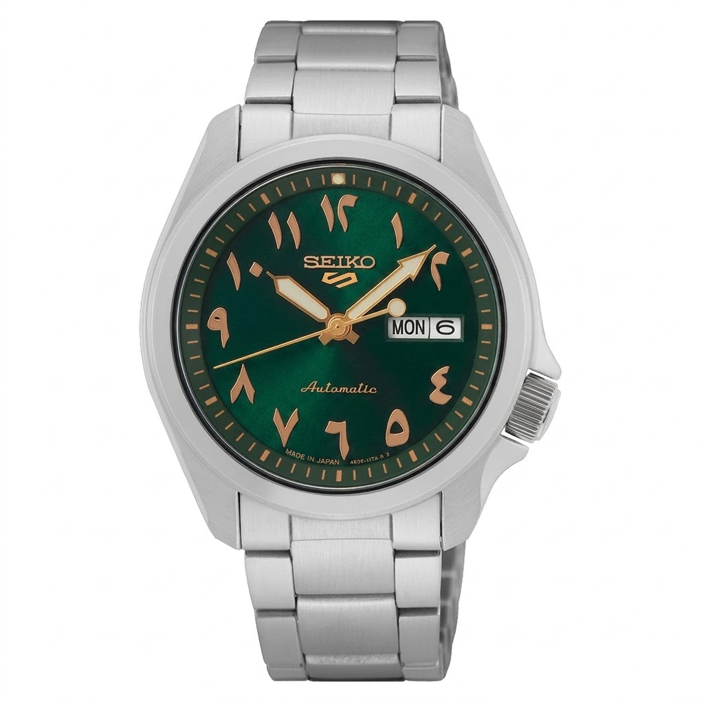 SEIKO Men's New5Sports Sport Automatic Arabic Dial Watch SRPH49K1