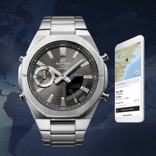 EDIFICE SMARTPHONE LINK MENS WATCH ECB-S10D-8ADF