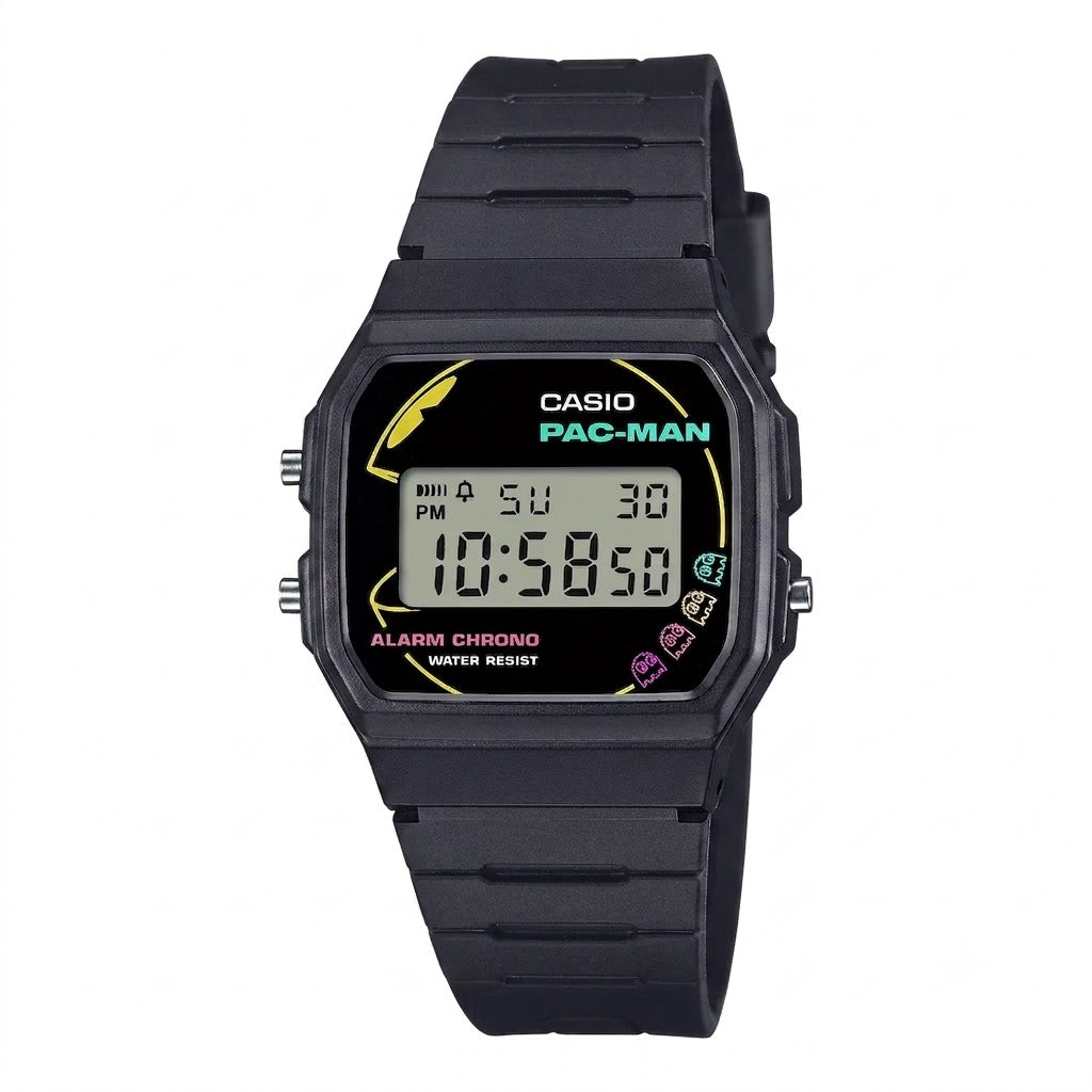 CASIO UNISEX PAC-MAN COLLABORATION MODEL F-91WPC-1ADR