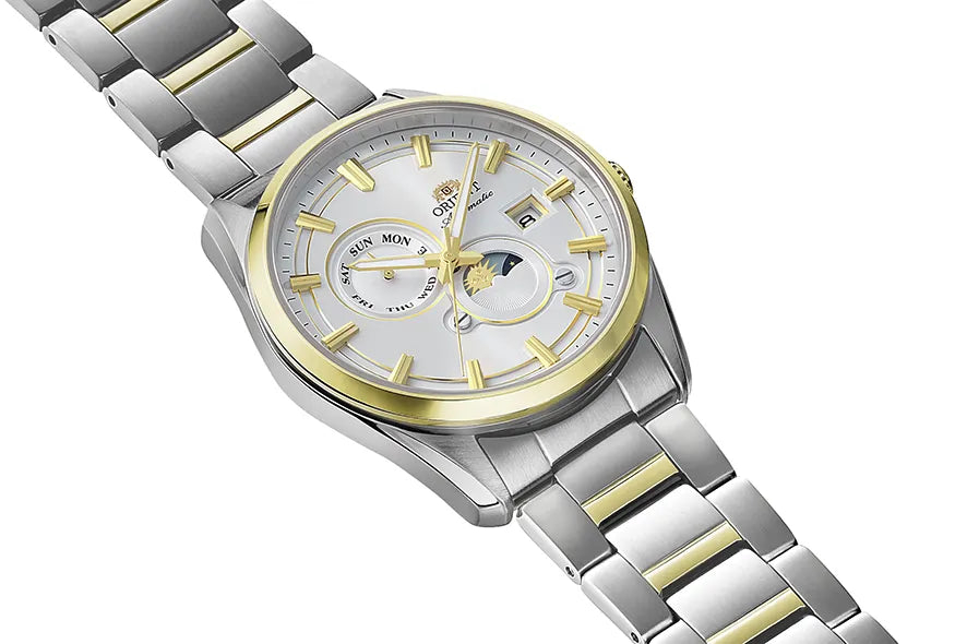 Orient Sun and Moon White Dial RA-AK0312S