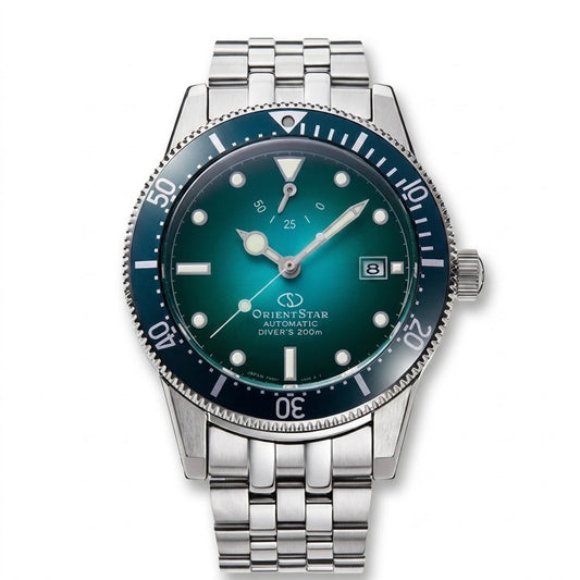 Orient Star Green Dial 41mm Watch RE-AU0602E00B