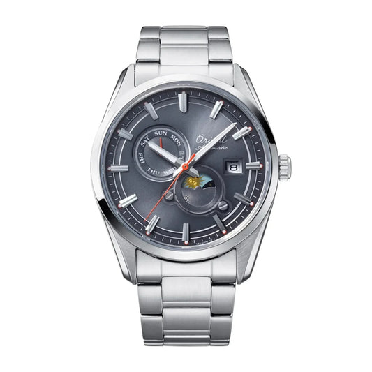 Orient Contemporary Stretto Sun & Moon 75th Anniversary Edition Automatic Watch RA-AK0311N30B