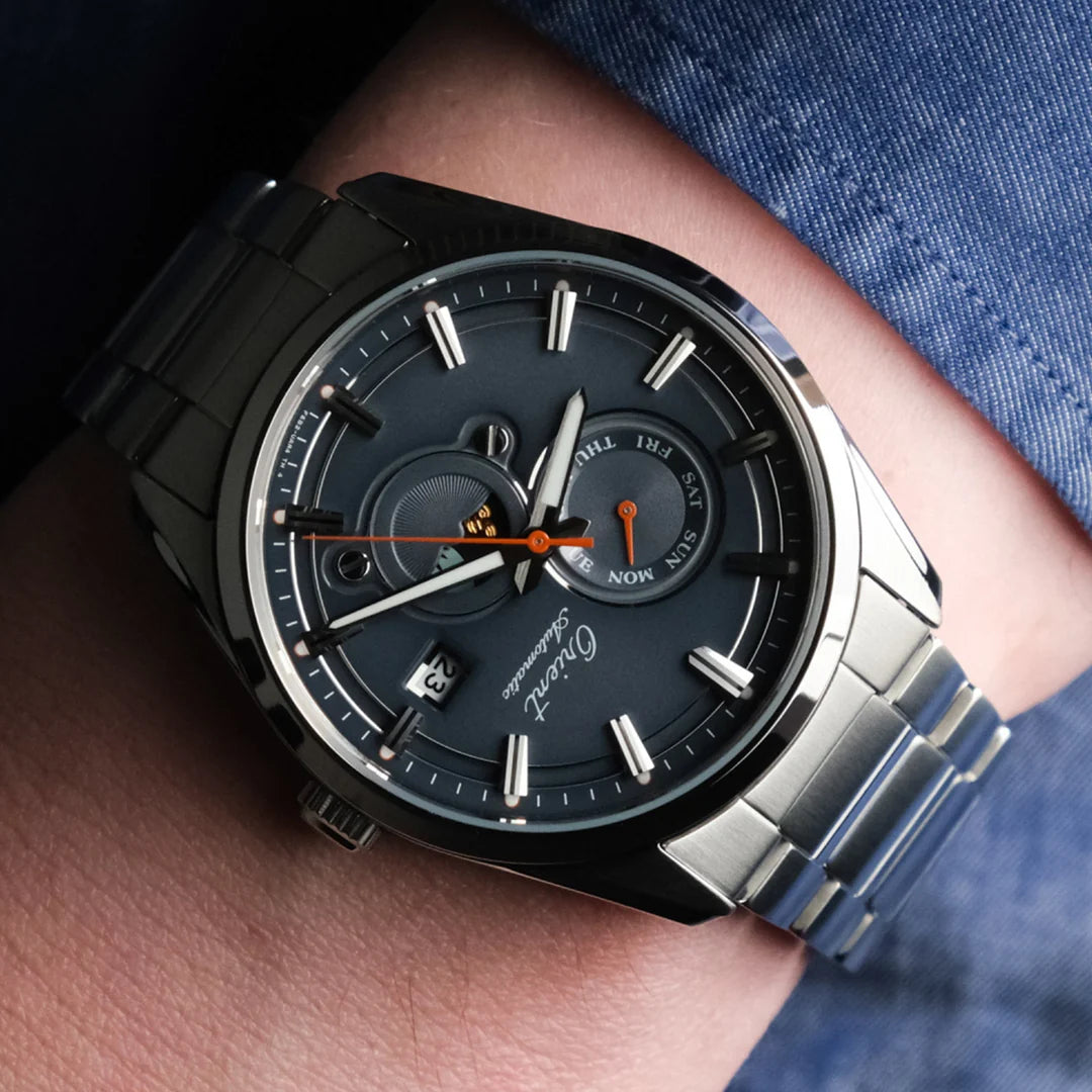 Orient Contemporary Stretto Sun & Moon 75th Anniversary Edition Automatic Watch RA-AK0311N30B