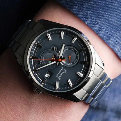 Orient Contemporary Stretto Sun & Moon 75th Anniversary Edition Automatic Watch RA-AK0311N30B