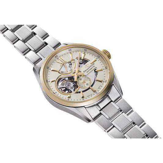 Orient Star Men's Automatic Gold Dial RE-AV0124G00B