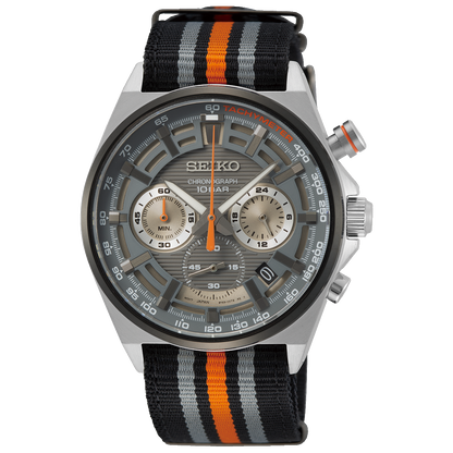 Seiko Men's Nylon Chronograph Watch SSB403P1