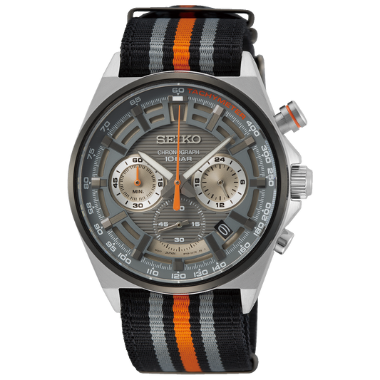 Seiko Men's Nylon Chronograph Watch SSB403P1