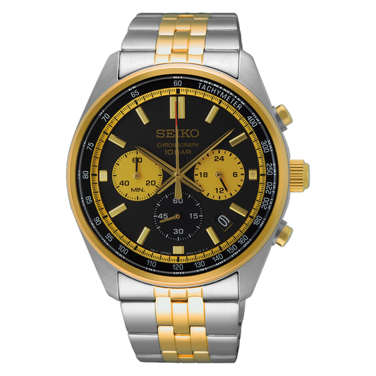 SEIKO Dress Chronograph Men WATCH SSB430P1