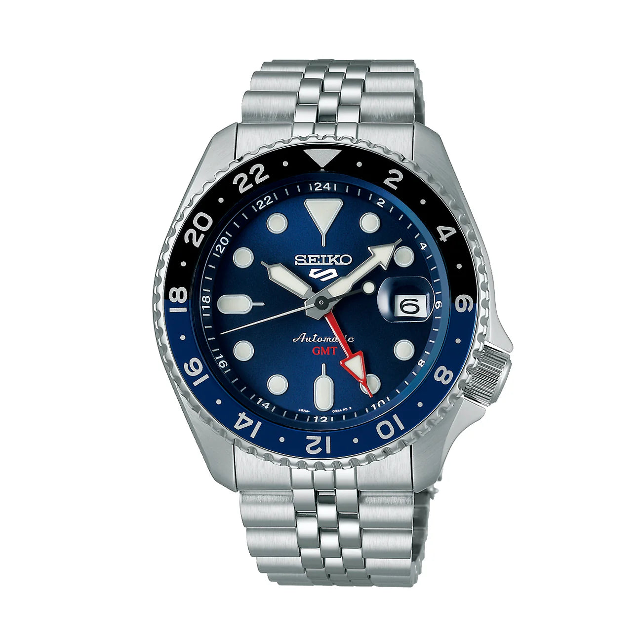 SEIKO Men's New5Sports Automatic GMT SKX Watch SSK003