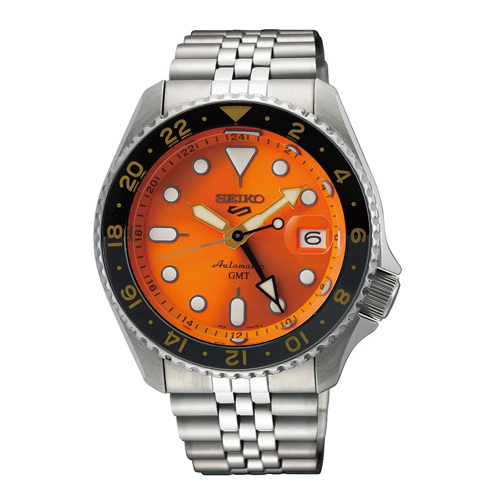 SEIKO Men's New5Sports Automatic GMT SKX Watch SSK005