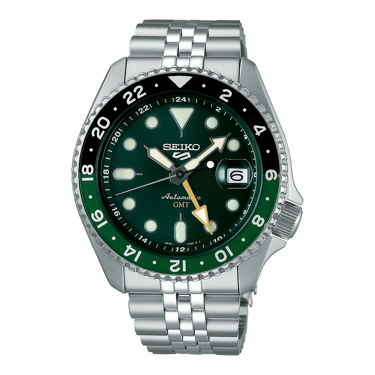 SEIKO Men's New5Sports Automatic GMT SKX Watch SSK035