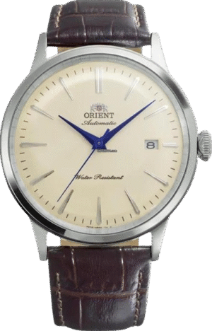 Orient Classic Bambino Automatic RA-AC0033Y Ivory Dial 40.5mm Leather Strap Men's Watch
