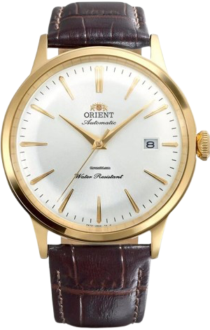 Orient Classic Bambino Automatic RA-AC0028S White Dial 40.5mm Leather Strap Men's Watch