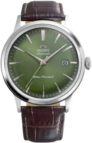 Orient Classic Bambino Automatic RA-AC0029E Green Gradation 40.5mm Leather Strap Men's Watch