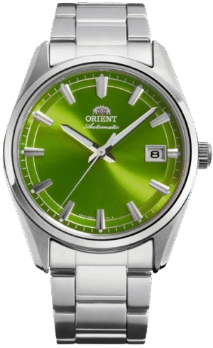 Orient Contemporary Stretto Date Mechanical Special Edition RA-AC0R05E Green Dial 38.5mm Stainless Steel Men's Watch
