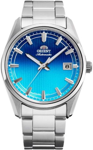 Orient Contemporary Stretto Date Mechanical Special Edition RA-AC0R09L Blue Dial 38.5mm Stainless Steel Men's Watch